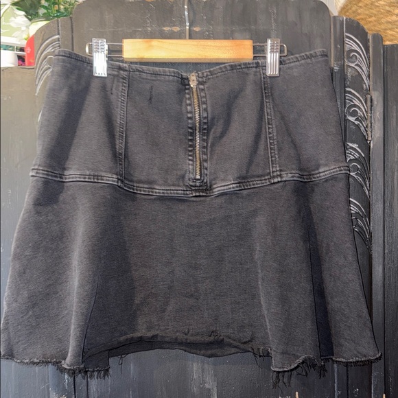 We The Free Highlands Forest Black Denim Skirt - Picture 8 of 16